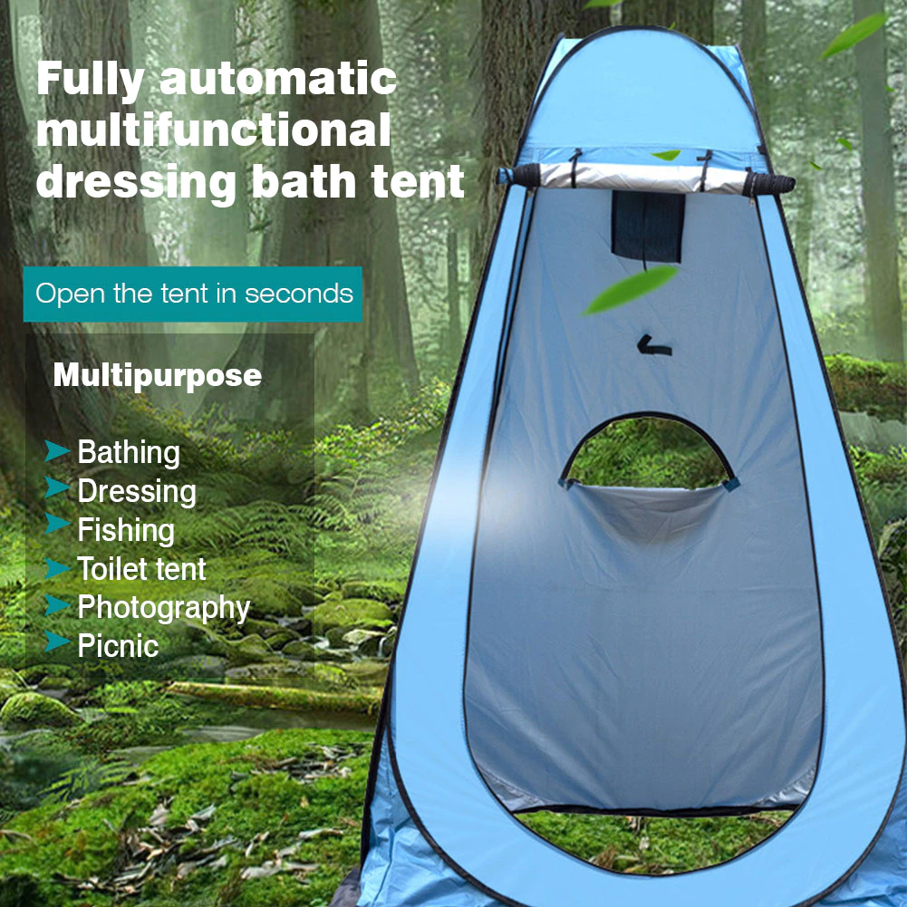 Cheap Goat Tents Pop Up Pod Privacy Nature Tent Changing Room Outdoor Awnings Portable Tarp Shower Camp Toilet Rain Shelter For Camping Accessory   